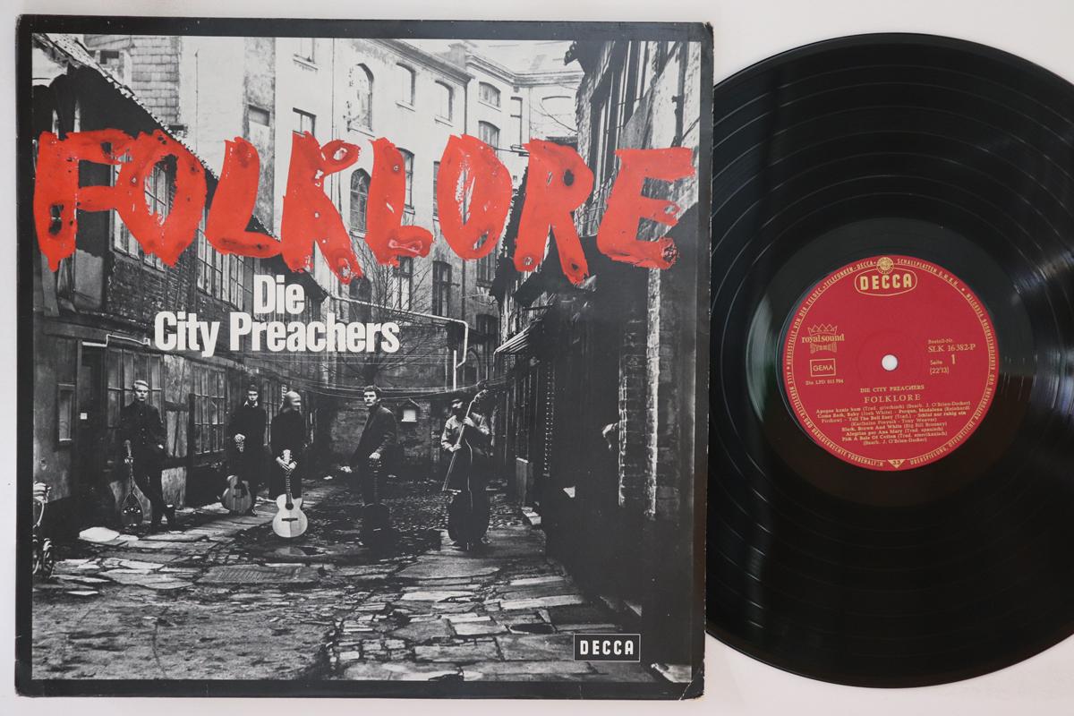 

LP Record DIE CITY PREACHERS - Folklore SLK16382P DECCA 1965 Germany Rock Used