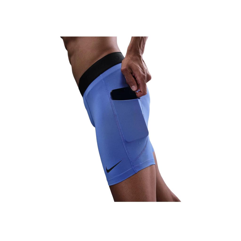 Nike Logo Slim Fit Three-Quarter Sports Shorts Men Shorts Comet-Blue FB7958-411