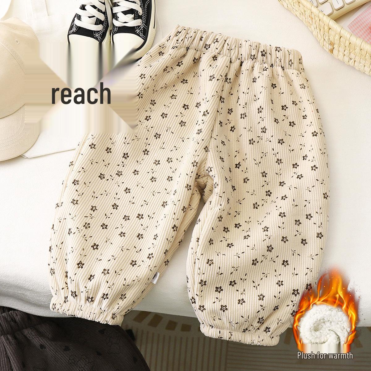 

Зимние детские спортивные штаны на флисовой подкладке для мальчиков и девочек - Толстая, теплая верхняя одежда Size 80 (73-80cm)