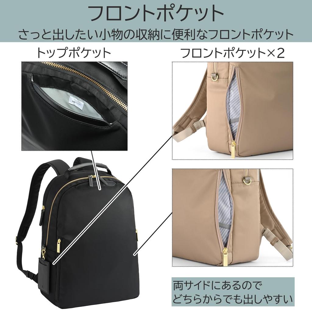 Ace Gene Business-Rucksack, Ace Fit'em, Damen, für A4-Ordner und 14,0-Zoll-Laptop, Nein. 68683