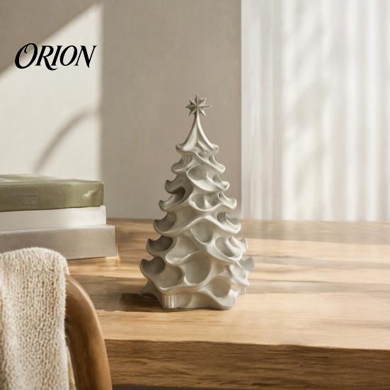 Minimalist Christmas Tree 3D Printed Ornament, Modern Tabletop Decor Crafts for Home Office Display, Festive Holiday Craft, Unique Gift Friends