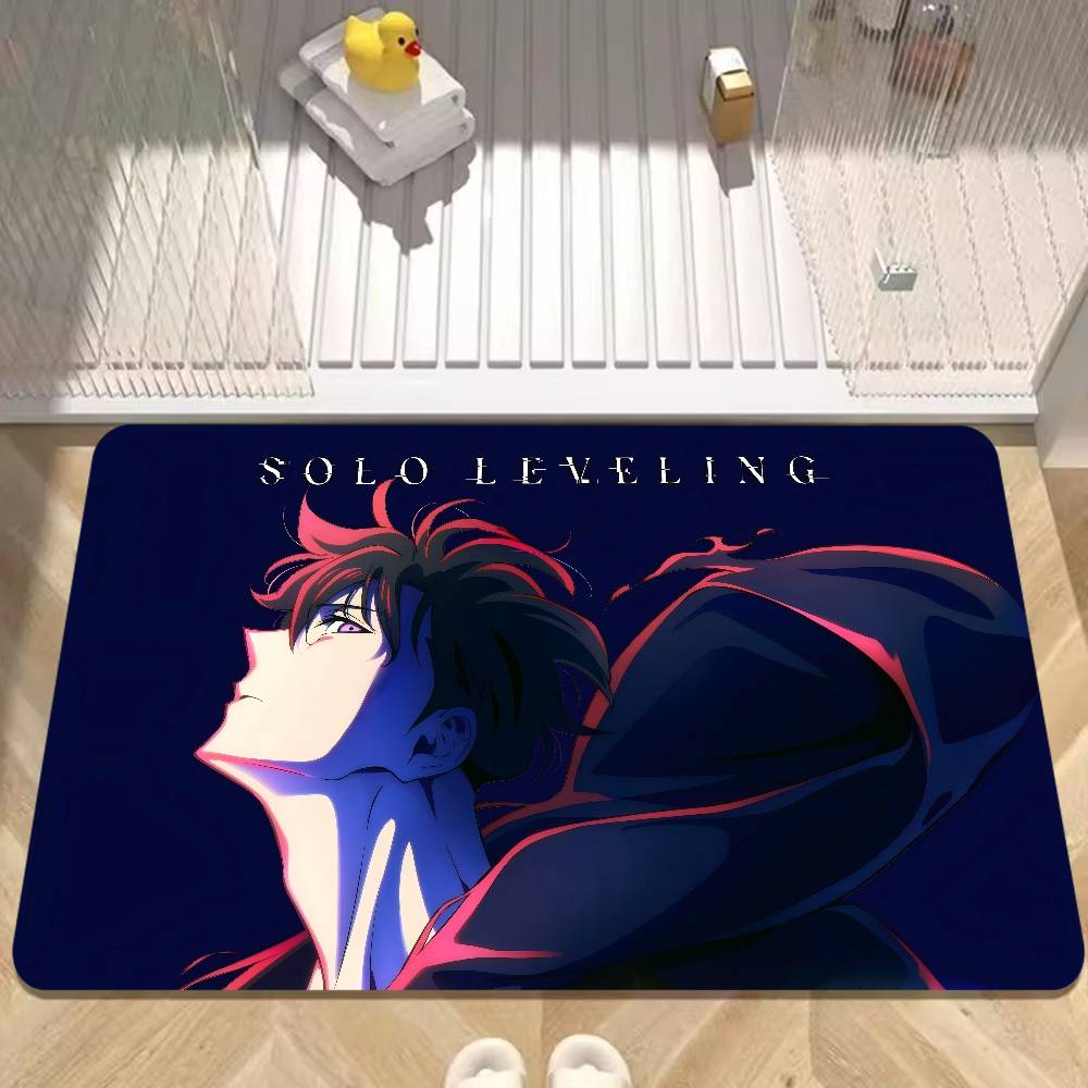 S-Solo Leveling Floor Mat Retro Multiple Choice Living Room Kitchen Rug Non-Slip Modern Home Decor