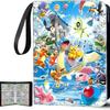 Album per Carte 4 Tasche 50 Pagine 400 Slot Raccoglitore Materiale PU Album da Collezione Buste Trasparenti