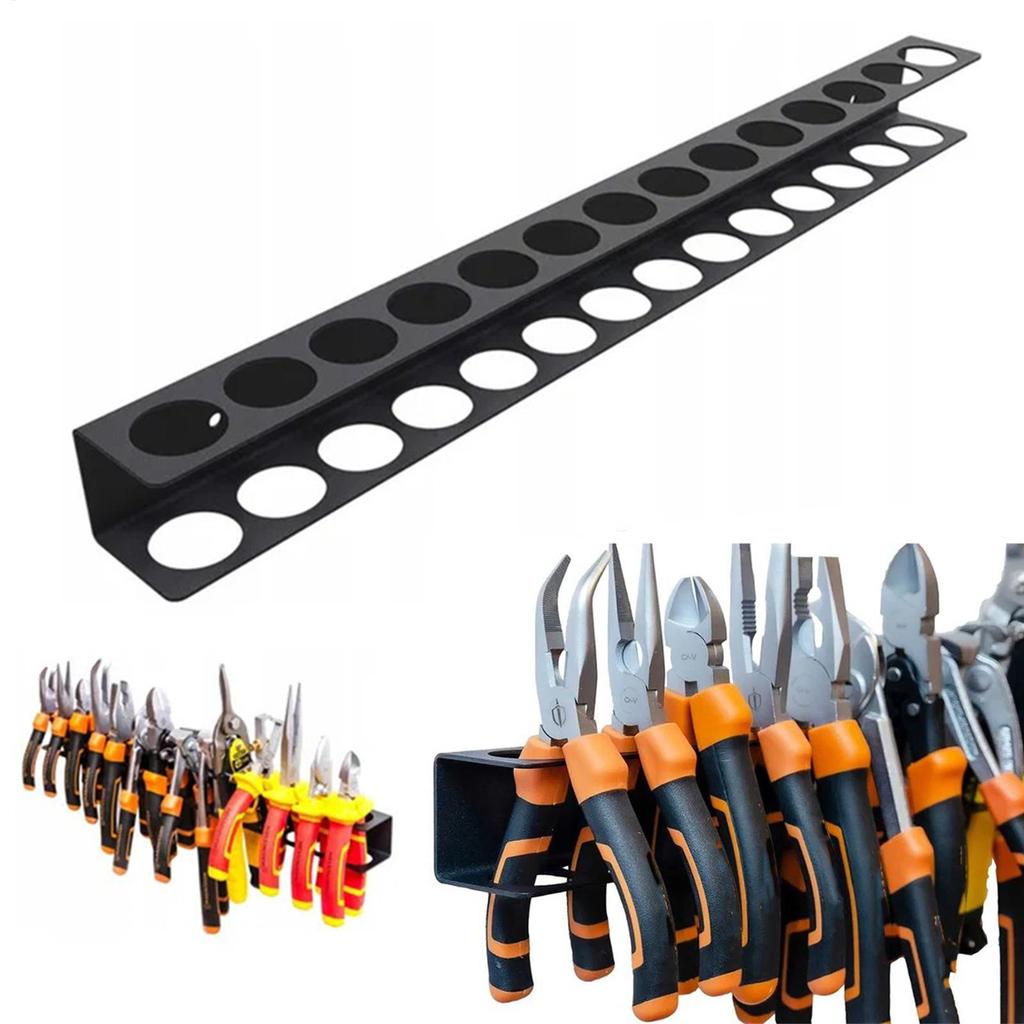 Screwdriver Tool Organizer Holder Pliers Hammer Wrench Tools Holder Wall Mount Hand Tools Metal Storage Rack Shelf For Workshop