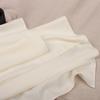 Pure White Medium-Thickness Soft Skin-Friendly Unisex Scarf Shawl