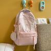 Schoolbag New High-value College Student Backpack High School Student Junior High School Student Large Capacity Cute Girl Schoolbag Lightweight