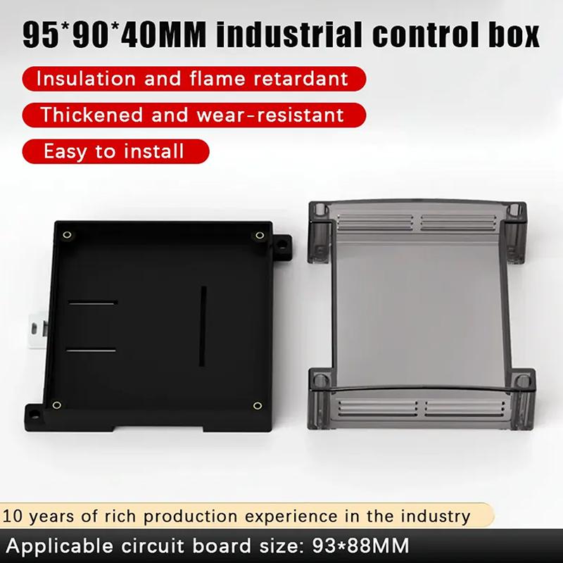 

Transparent Plastic Plc Industrial Control Box Panel Plc Enclousure For Case Diy Onesize