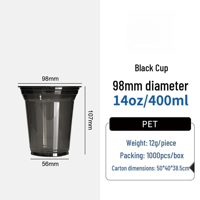 Yang Ge Disposable Plastic Cold & Coffee Cups (100 Count)