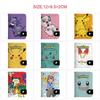 Pokemon Pikachu vertikale Druckknopf-Geldbörse Bunter Aufdruck Mehrschichtige Münzbörse Niedlich Anime