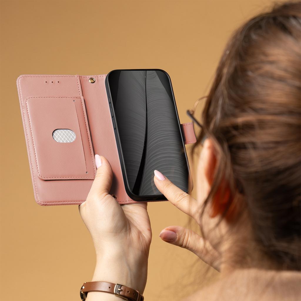 Etui Smart Triangle Do Honor 600 / Honor 600 Pro Różowe