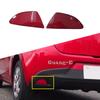 Car Eyebrow Sticker Body ABS Plastic Rear Tail Fog Light Cover Reflector Panel For Mazda 2 Mazda2 Demio 2015 2016 2017 2018
