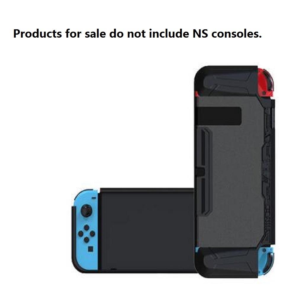 Gjennomsiktig med Svart Kant Beskyttelsesetui Grepdeksel For Nintendo Switch 2017