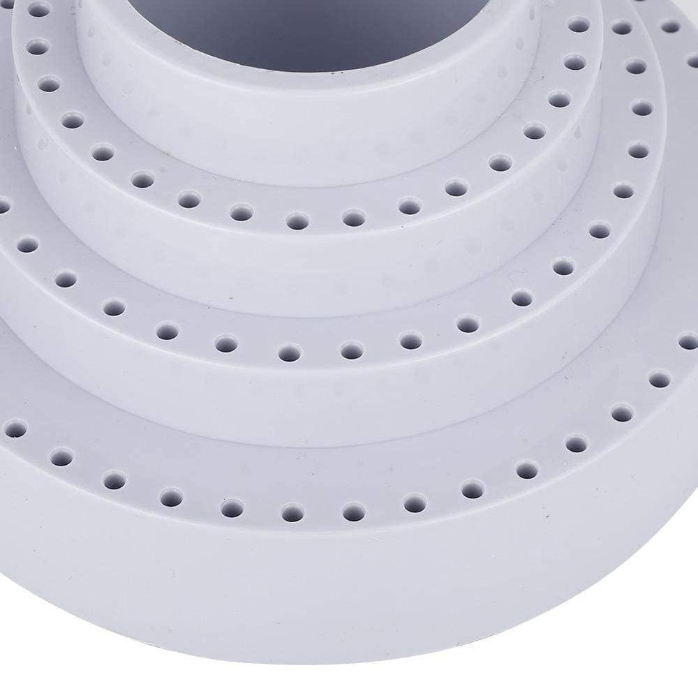 Plastic Large Gray Rotatable Storage Box, Drill Bit, Drill Needle, Grinding Head Parts, Plastic Tool Box