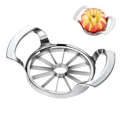 Affettatrice per mele extra large a 12 lame di alta qualità, utensili per affettare il torsolo della frutta in acciaio inossidabile ultra affilato, accessori da cucina