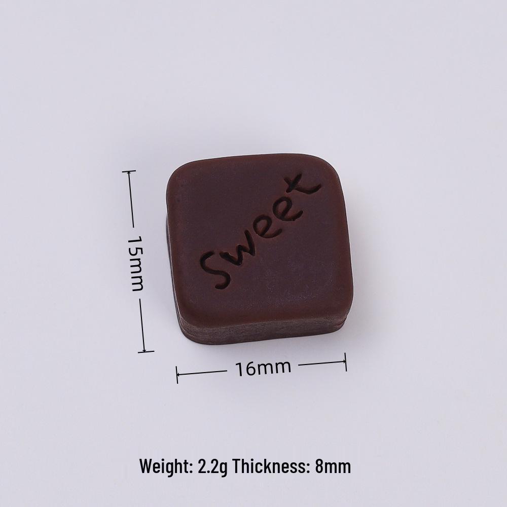 Handmade Musical Note Chocolate Candy Toy DIY Ornaments with Resin, Cream, and Glue Accessories