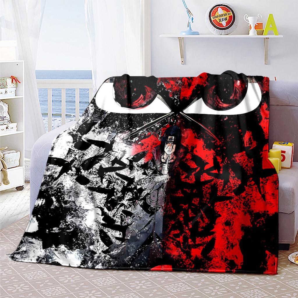 Japanese Anime Cartoon NARUTO Famous Uzumaki Naruto Blanket Soft Home Furnishing Nap Decoration Four Seasons Warm Sherpa Blanket B9
