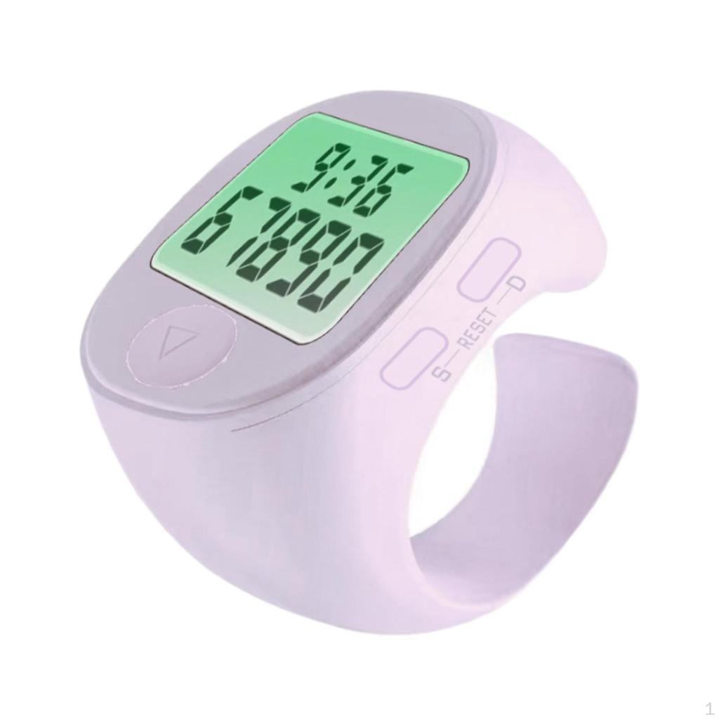 Elektrisk Fingerräknare Handhållen Räknare Simning Lättvikt Utomhus Sport Gåva Bärbar