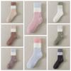 Winter Coral Fleece Socks Sleeping Mid Tube Socks Women Floor Plush Socks  For Female Men