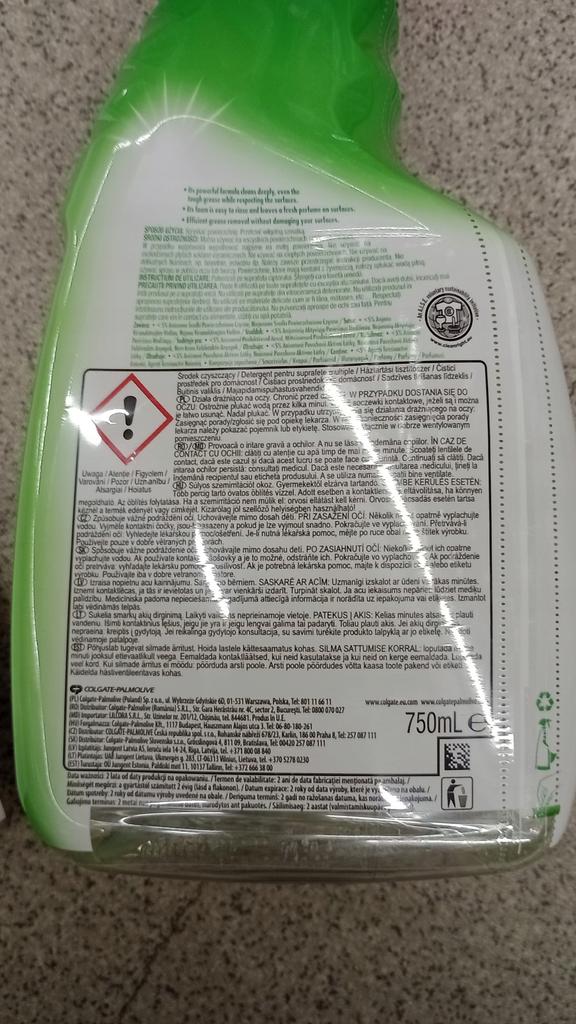 Ajax kitchen cleaner spray 750 ml