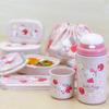 OSK Handtuch-Set, Hello Kitty Frucht Handtuch-Set, Hergestellt in Japan, OC-1 Rosa (Gehäusegröße: Durchmesser 6,3 cm x Höhe 9,1 cm, Handtuchgröße: 32cm x 29cm