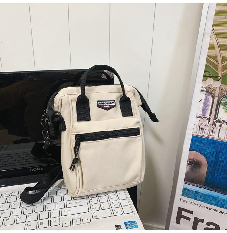 Trendy brand ins crossbody small bag multi-functional backpack lightweight portable small backpack women's casual nylon shoulder bag