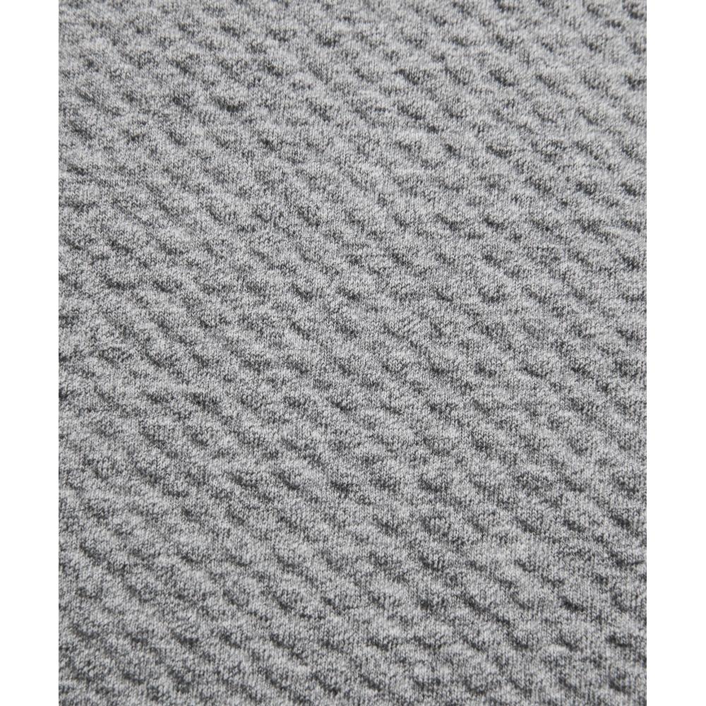 Lululemon Textured Double Knit Cotton Short 7  Heathered Medium Grey Black