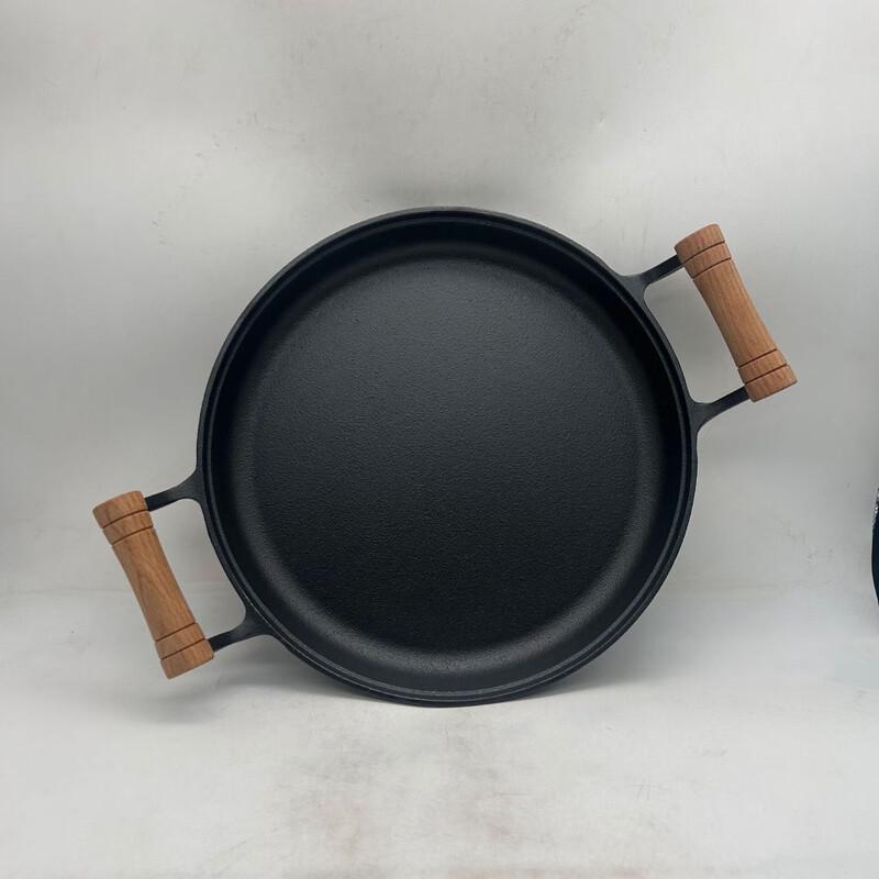 ZISIZ Cast Iron Flat Griddle Pan