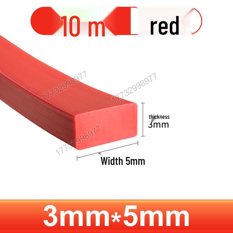 High-Temperature Resistant Transparent Silicone Rubber Sealing Strip