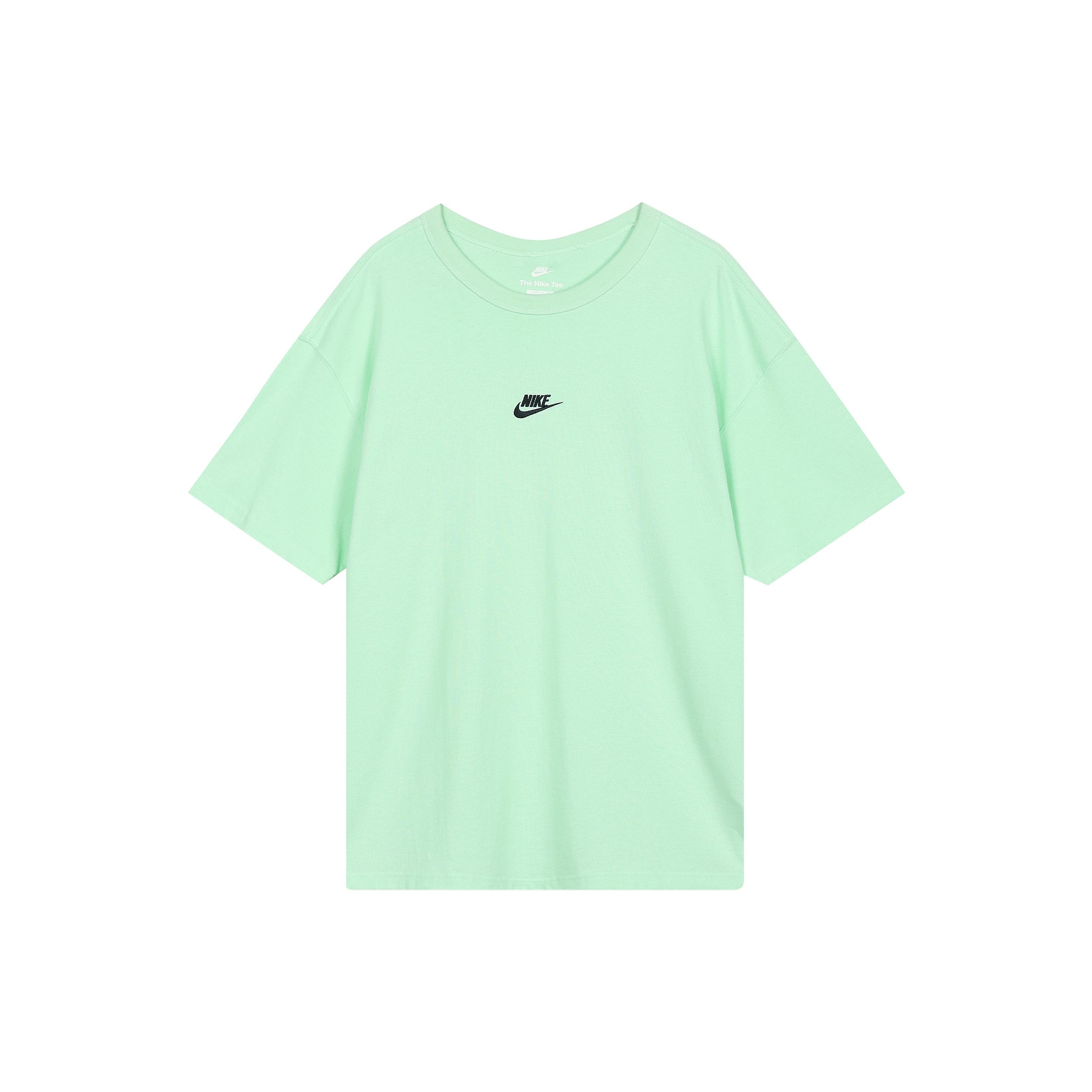 Men s Nike FW22 Solid Color Logo Embroidered Short Sleeve Green T-Shirt DO7393-379 XL