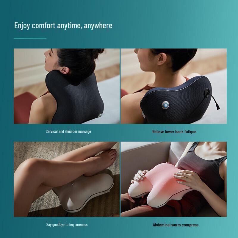 Philips Electric Heated Neck & Back Massage Pillow CN Plug (adapter Included)