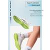 Li-Ning Cloud Comfortable Lightweight Drawstring Shock Absorption Low-Top Running Shoes Kids Sneakers White Yellow Green YKFU052-1