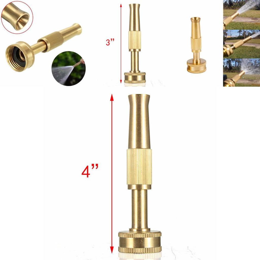 Versatile And Durable High Pressure Hose Nozzle Sprayer With Timeless Brass Design