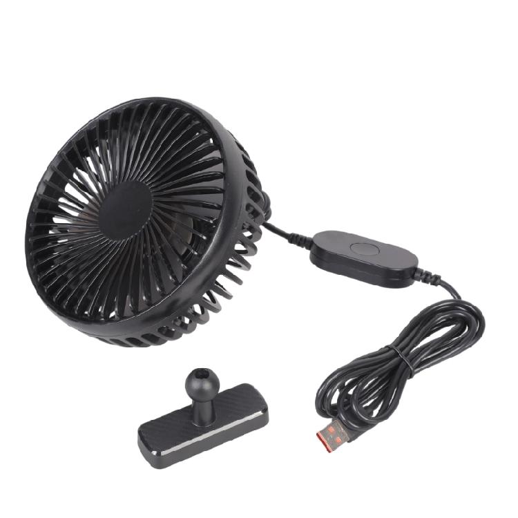 

Ventilation Fan Adjustable Electric Car Fan USB Port 360 Degree Rotatable Portable 3 Speed Magnetic Base for Outdoor 1