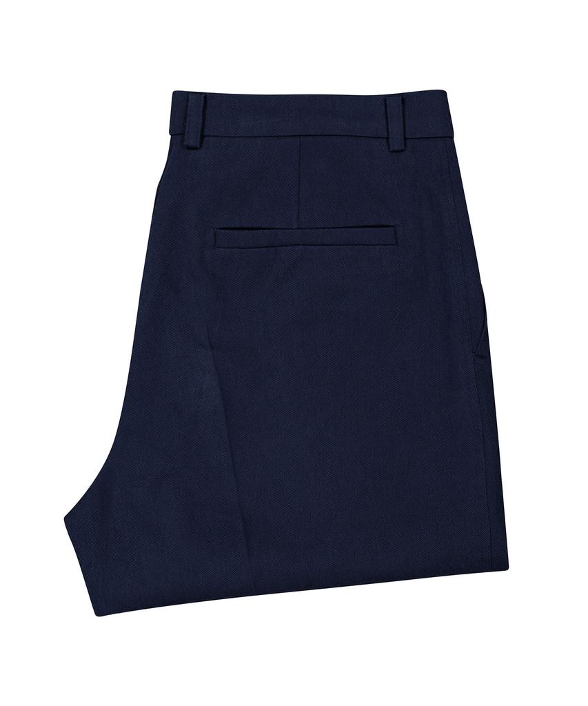 PRODESHIRT Vintage Cotton Pique Single-Pleat Pants (Indigo Blue)