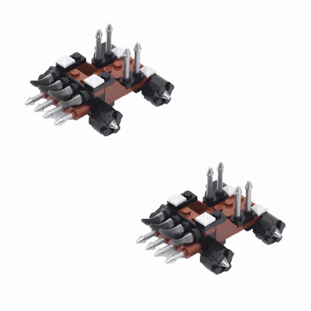 Medieval Castle Siege Weapons Building Blocks Siege Engine Cannon Car  Catapult Crossbow MOC Assembly Bricks Toys