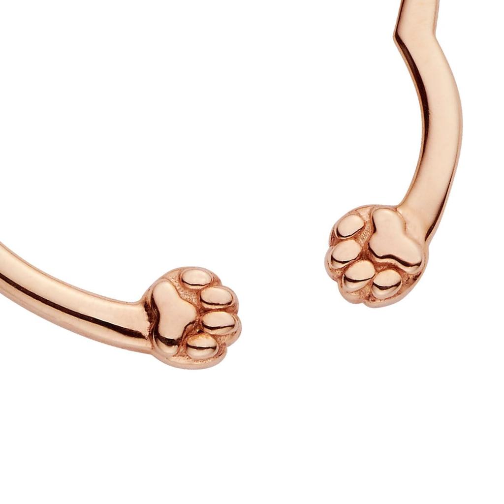 Vendome K10 Pink Cat Ear Cuff Donation Eligible GJAE0342H PG [Official] [VA Aoyama] Earrings, Gold, [Me&Cats Product]