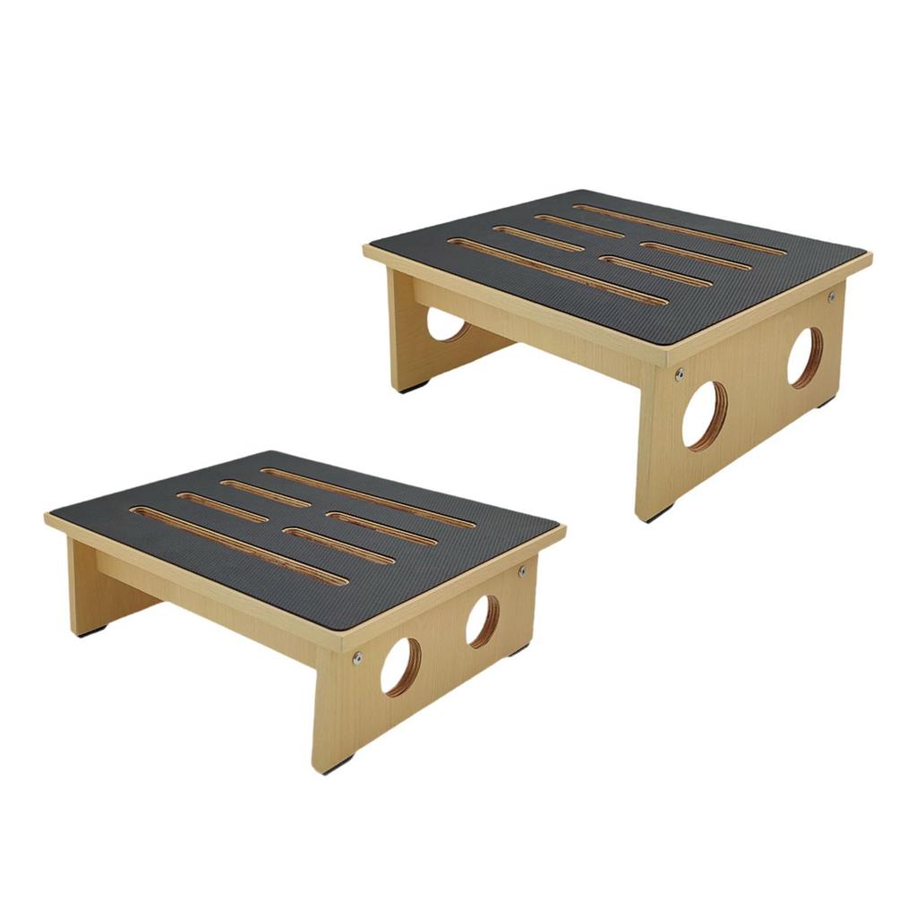 Wooden Step Stool 331 lbs Elderly Non Slip Footrest for Bedside Door Outdoor