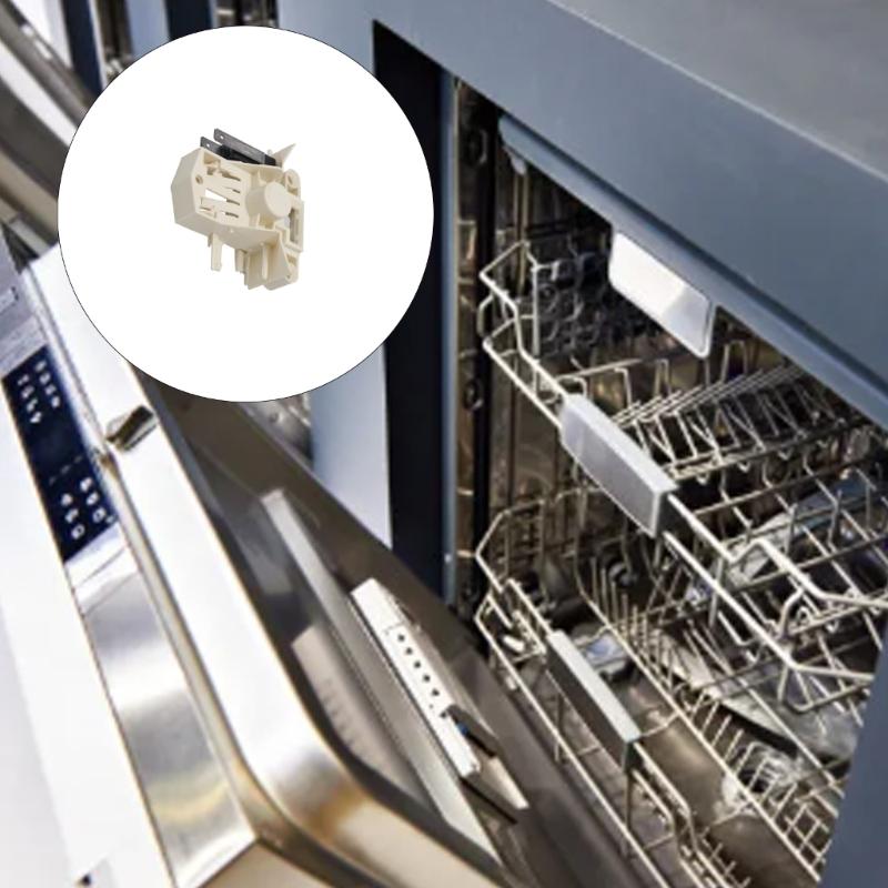 Compatible Dishwasher Door Latches Switches Replacement Part Ensures Smooth Operation Plasic Texture for Multiple Models