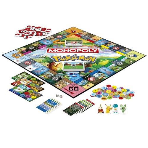 Monopoly Pokémon Edition Board Game | Ages 8+ | 2-4 Players | Kids Game for Pokémon Fans | Fun Family Game | Average Play Time: 45 Minutes