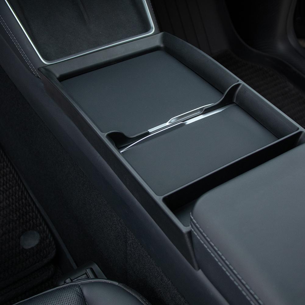 Updated Central Control Rack For Tesla Model 3/Y/YL Storage Box Armrest Box Storage Box Accessories