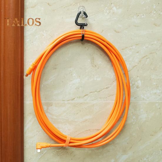 1/5Pcs 360 Degrees Rotating Hook Portable Lightweight Outdoor Camping Hiking S-shaped Swivel Hook Hanger Hanging Buckle Camping Accessories