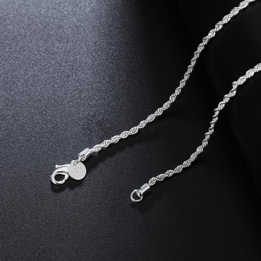 40-60CM    Copper 2.1MM Rope Necklace Beautiful fashion Elegant for women men chain for pendant