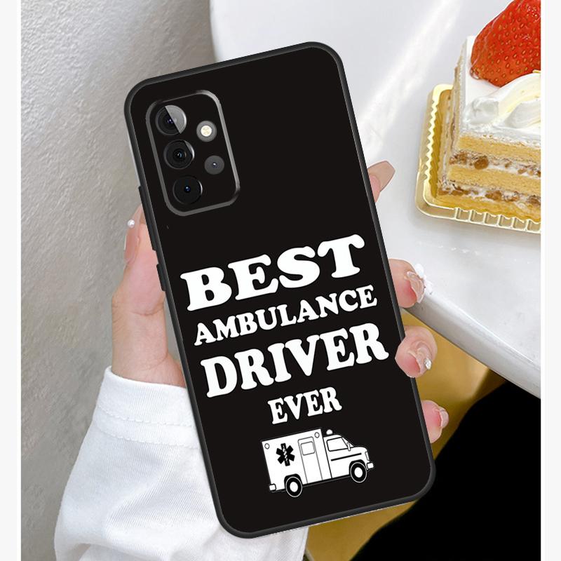 EMT EMS Ambulance Funda For Samsung Galaxy A52 A32 A12 A14 A34 A54 A51 A71 A53 A33 A13 A15 A25 A35 A55 Case