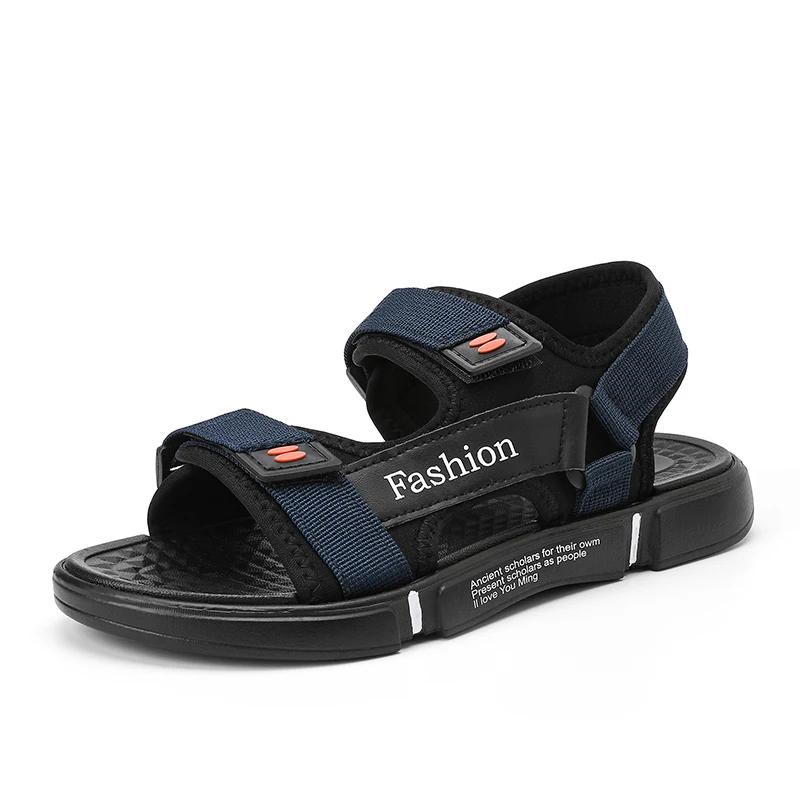 Fashion Mens Beach Sandals Summer Anti Slip Outdoor Hiking Shoes Casual Open Toe Male Slippers Lightweight