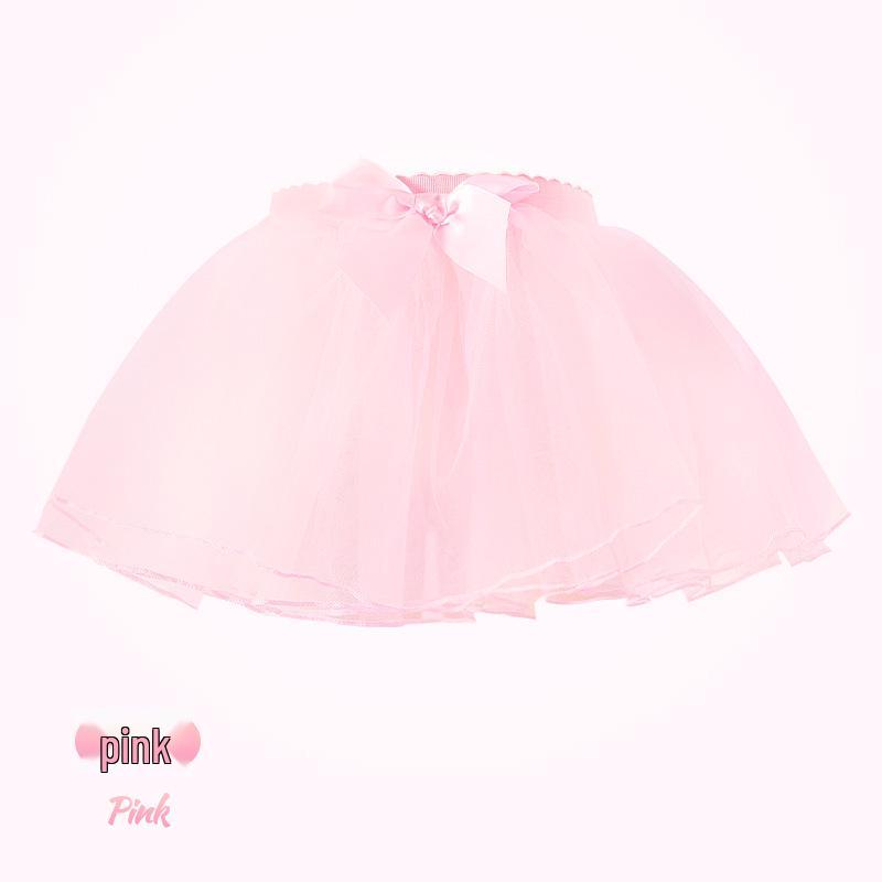 Dziecięcy Tuba Baletowa Księżniczki - Elastyczna Siateczkowa Puszysta Spódniczka na Występy i Trening