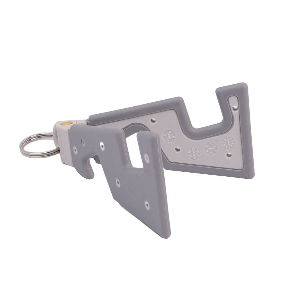 Foldable Desk Phone Holder Keychain ABS Mini Keyring Desk Cellphone Support Pendant Accessories