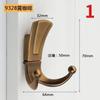 Wall Mounted Clothes Hanger Racks Fashion Bathroom Wall Hangers 2 Hooks Robe Coat Wall Hooks with Screws Furniture Hardware