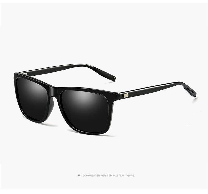 

Sunglasses Vintage Fashion Polarized Sunglasses Box Fishing Trend Large Box 0733 чорний колір сірий