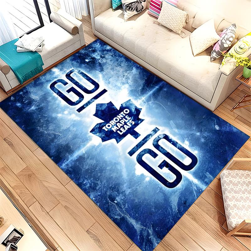 Toronto Maple Leafs (5) Koberec Vhodný Do Obývacích Pokojů Ložnic Počítačových Místností Jídelních Koutů A Pro Umístění Pod Stoly A Židle Také Ideální Volba