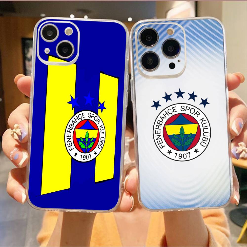 Türkei F-F FenerbahceS-E Handyhülle Für iPhone17,16,15,14,13,12,11 Plus,Pro Max Weiche Transparente Hülle